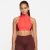 Top Nike Air Dri-FIT Swoosh Mock-Zip Feminino