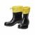 Bota Pvc Preta Cano Curto com Polaina Kala Nr 39