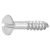 Parafuso Madeira Cabeça Chata 3,5X12Mm 500 Peças Worker